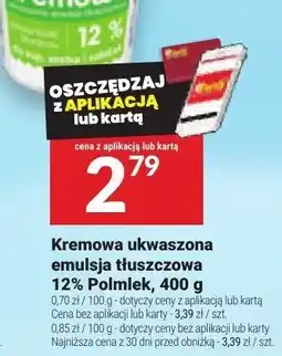 Twój Market Śmietana Kremowa ukwaszona emulsja tłuszczowa 12% Polmlek oferta