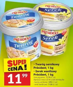 Twój Market Serek waniliowy Président oferta