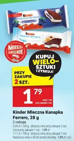 Twój Market Kinder Mleczna Kanapka Ferrero oferta