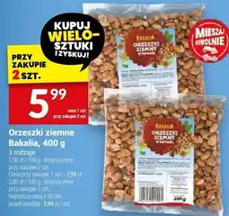 Orzeszki ziemne Bakalia