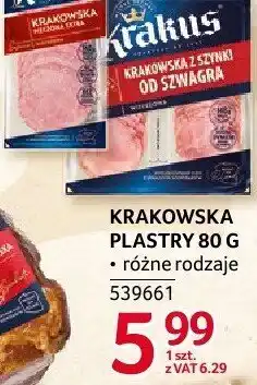 Selgros Krakowska plastry Krakus oferta
