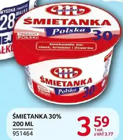Selgros Śmietanka 30% Mlekovita oferta