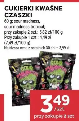 Stokrotka Cukierki kwaśne Czaszki sour madness Stokrotka oferta