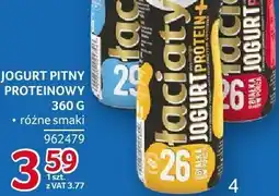Selgros Jogurt pitny proteinowy różne smaki Laciate oferta