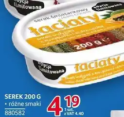 Selgros Serek śmietankowy 200g różne smaki Selgros oferta