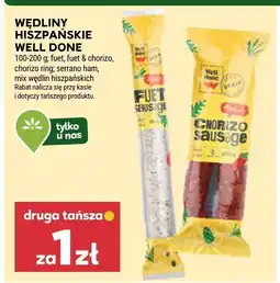 Stokrotka Wędlina hiszpańska Well Done fuet, chorizo oferta