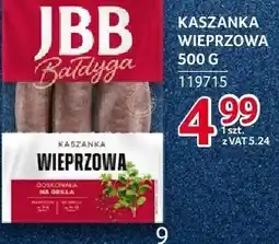 Selgros Kaszanka wieprzowa JBB oferta