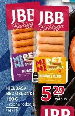 Selgros Kiełbaski bez osłonki JBB oferta
