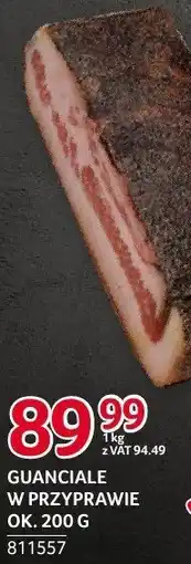 Selgros Guanciale w przyprawie Gianni Negrini oferta