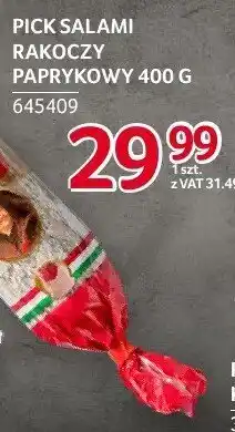 Selgros Salami rakoczy paprykowy Pick oferta