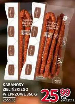 Selgros Kabanosy wieprzowe Zielińskiego Zielińscy oferta