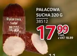 Selgros Kiełbasa pałacowa sucha Zielińscy oferta