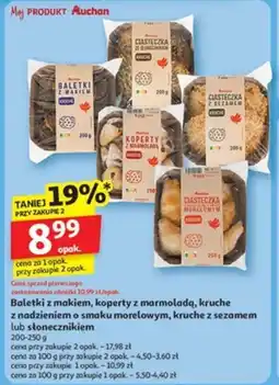 Auchan Ciastka Baletki z makiem Auchan oferta