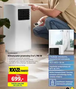 Lidl Silvercrest klimatyzator przenośny 3 w 1 oferta