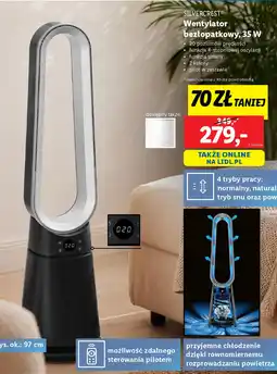 Lidl Silvercrest wentylator bezłopatkowy oferta