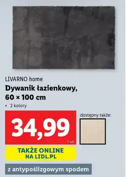Lidl Livarno home dywanik łazienkowy oferta