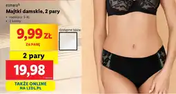 Lidl Esmara majtki damskie oferta