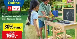 Lidl Playtive drewniana kuchnia ogrodowa dla dzieci oferta