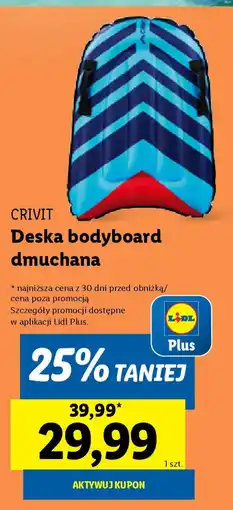 Lidl Crivit deska bodyboard dmuchana oferta