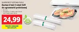 Lidl Silvercrest kitchen tools zestaw folii do zgrzewarki próżniowej oferta