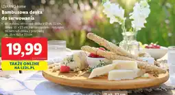 Lidl Livarno home bambusowa deska do serwowania oferta