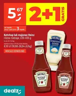 Dealz Ketchup lub majonez Heinz oferta