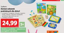 Lidl Toymania zestaw zabawek podróżnych dla dzieci oferta