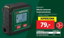 Lidl Parkside miarka taśmowa bezprzewodowa oferta