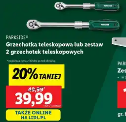 Lidl Parkside grzechotka teleskopowa lub zestaw 2 grzechotek teleskopowych oferta
