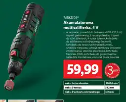 Lidl Parkside akumulatorowa multiszlifierka oferta