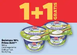 Netto Śmietana 18% Primo Zott oferta