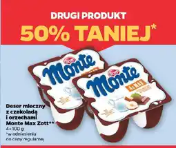Netto Deser mleczny z czekoladą i orzechami Monte Max Zott oferta