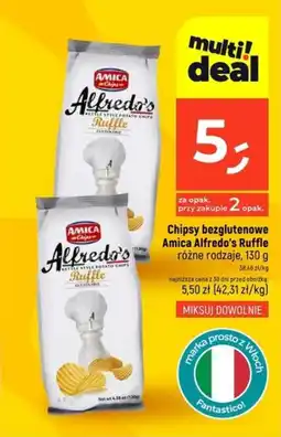 Chipsy bezglutenowe Amica Alfredo's Ruffle