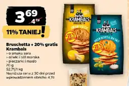 Bruschetta + 20% gratis Krambals