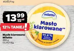 Netto Masło klarowane Miletto oferta