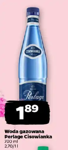 Netto Woda gazowana Perlage Cisowianka oferta