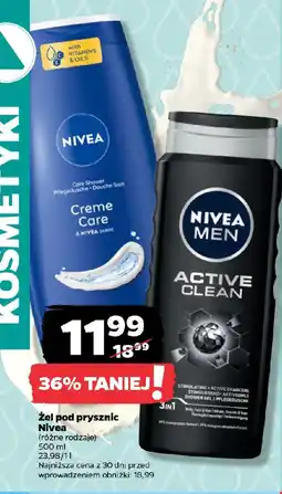 Netto Żel pod prysznic Nivea oferta