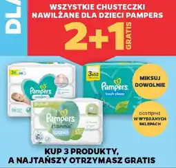Netto Wszystkie chusteczki nawilżane dla dzieci Pampers oferta