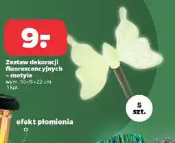 Netto Zestaw dekoracji fluorescencyjnych - motyle oferta