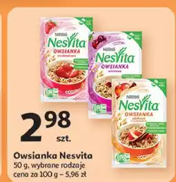 Auchan Owsianka jabłko z cynamonem Nestle Nesvita oferta