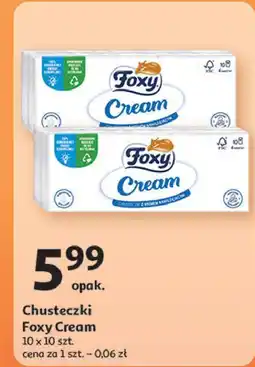 Auchan Chusteczki higieniczne Foxy Cream oferta