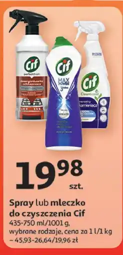Auchan Odkamieniacz uniwersalny Cif Cleanboost oferta