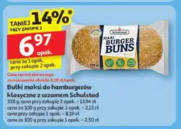 Auchan Bułki do hamburgerów maxi Schulstad oferta