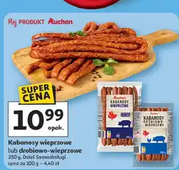 Auchan Kabanosy wieprzowe Auchan Różnorodne (Logo Czerwone) oferta