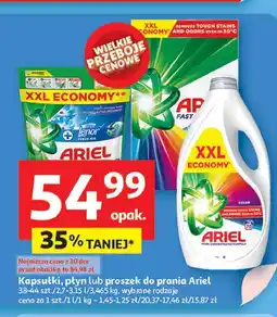 Auchan Kapsułki do prania touch of lenor fresh Ariel 3 In 1 oferta