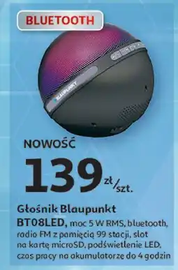 Auchan Głośnik bt08led Blaupunkt oferta