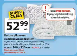 Auchan Kołdra pikowana 200 x 220 cm oferta