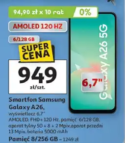Auchan Smartfon a26 8/256 gb Samsung Galaxy oferta