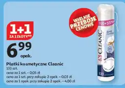Auchan Płatki kosmetyczne soft&comfort okrągłe Cleanic oferta