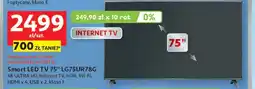 Auchan Telewizor 75'' 75ur78g Lg oferta
